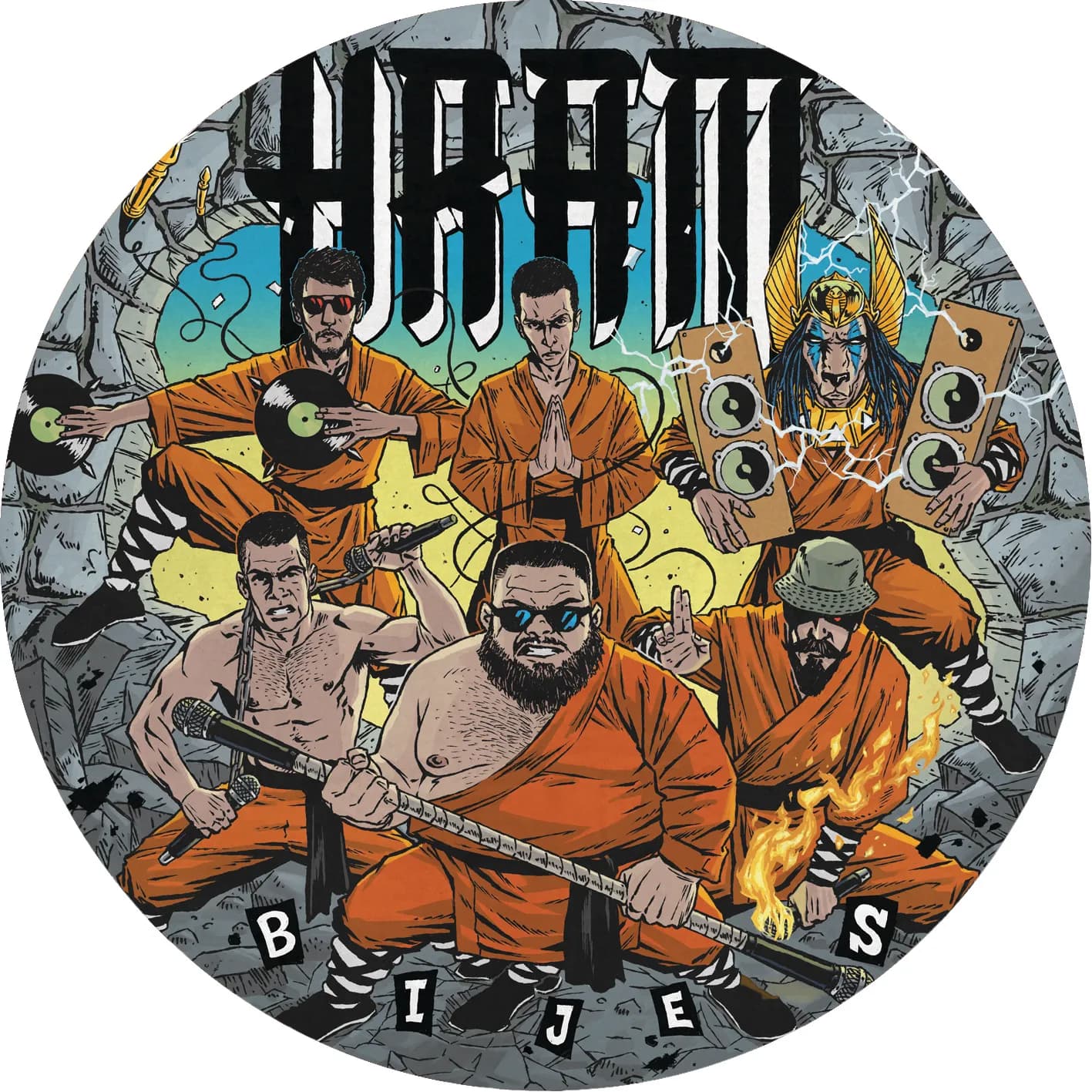 CD dizajn - strip ilustracija